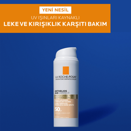 La Roche Posay Anthelios Age Correct SPF50+ Yaşlanma Karşıtı Renkli Yüz Güneş Kremi 50 ml - 3