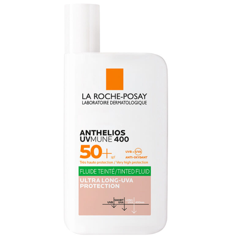 La Roche Posay Anthelios UVmune400 Oil Control Fluide SPF50+ Karma ve Yağlı İçin Renkli Yüz Güneş Kremi SPF50+ 50 ml - 1