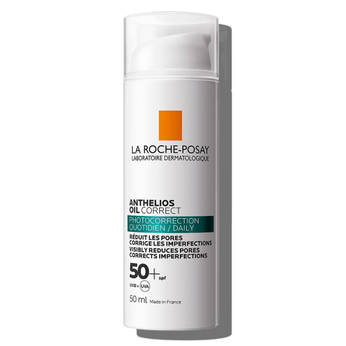 La Roche Posay Anthelios Oil Correct Yağlı ve Akneye Eğilimli Ciltler için Yüz Güneş Kremi 50 ml - 1