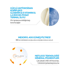 La Roche Posay Anthelios UVmune400 Invisible Fluid Tüm Cilt Tipleri İçin SPF50+ Yüz Güneş Kremi 50 ml - 3