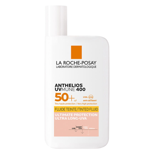 La Roche Posay Anthelios UVmune400 Invisible Fluid Tüm Cilt Tipleri İçin Renkli SPF50+ Yüz Güneş Kremi 50 ml - La Roche Posay