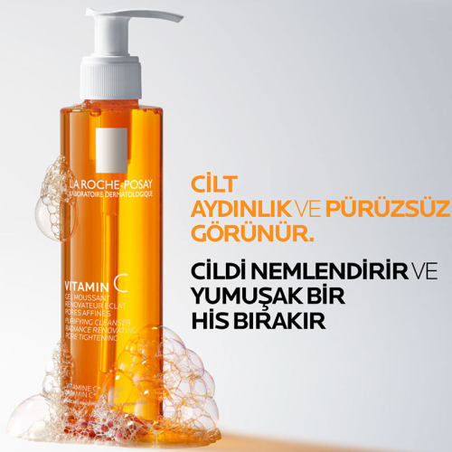 La Roche Posay C Vitamini Içerikli Işıltı Veren Yüz Temizleme Jeli 200 ml - 3