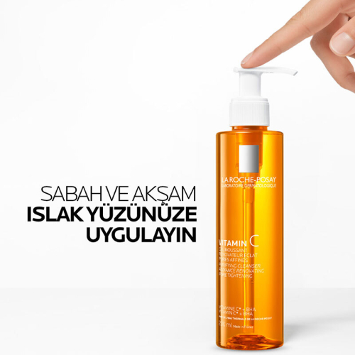 La Roche Posay C Vitamini Içerikli Işıltı Veren Yüz Temizleme Jeli 200 ml - 4