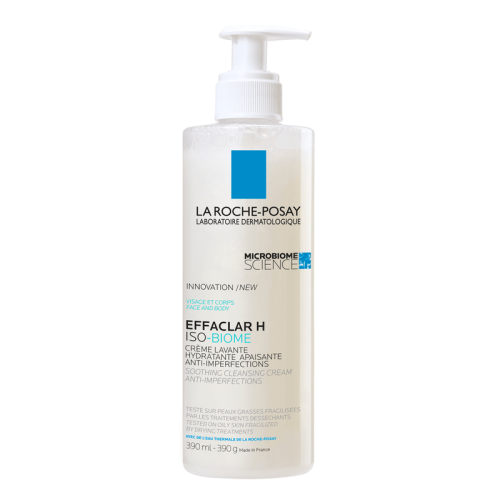 La Roche Posay Effaclar H Isobiome Lavant Kurutucu Etki Altındaki Yağlı ve Hassas Ciltler Için Yatıştırıcı ve Temizleyici Krem 390 ml - La Roche Posay