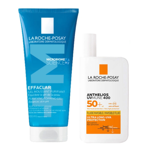 La Roche Posay Yağlı Ciltler için Bakım ve Yüksek Güneş Koruma Seti - La Roche Posay