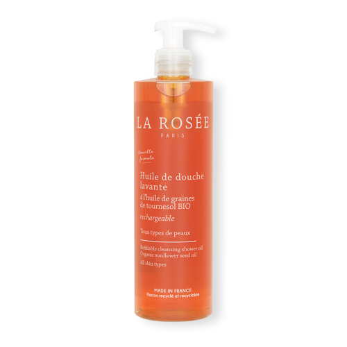 La Rosee Paris Organik Ayçiçek Çekirdeği Yağlı Temizleyici Duş Yağı 400 ml - La Rosee Paris