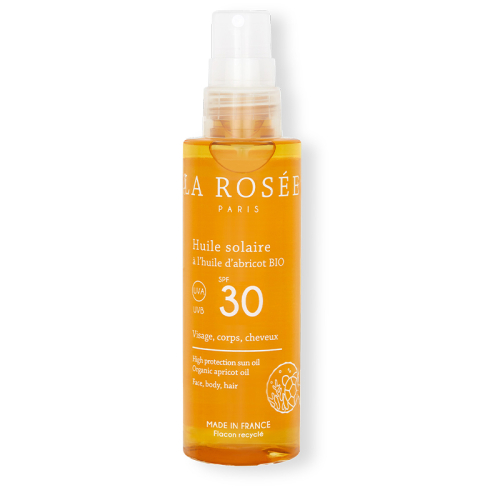 La Rosee Paris Organik Kayısı Yağı İçeren SPF30+ Yüksek Korumalı Güneş Koruyucu Yağı 150 ml - La Rosee Paris