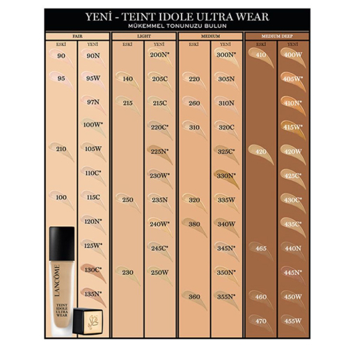 Lancome Teint Idole Ultra Wear Fondöten 30 ml - 210C - 3
