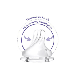 Lansinoh Cam Biberon ve NaturalWave Biberon Emziği 160 ml - 3