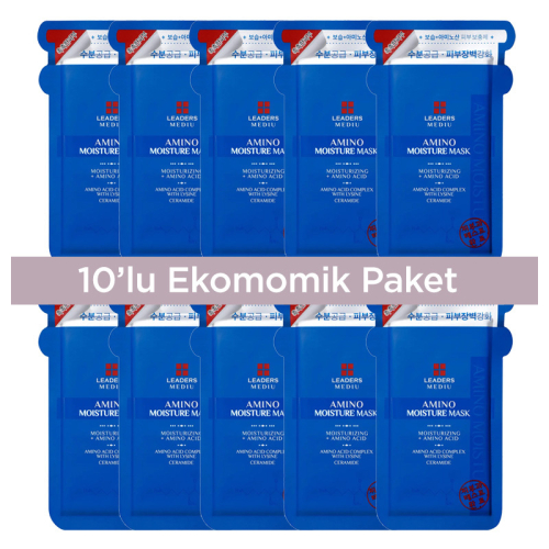 Leaders Mediu Amino Nemlendirici Maske 25 mlx 10 Adet - 2