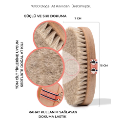 Letscrub Doğal At Kılı Fırçası - 3