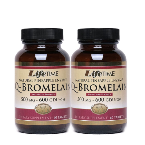 Lifetime Q-Bromelain 2 x 60 Tablets - LifeTime