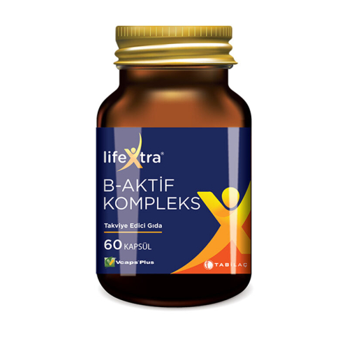 LifeXtra B-Aktif Kompleks 60 Kapsül - TAB İlaç Sanayi A.Ş