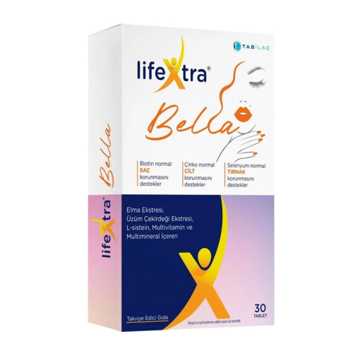 LifeXtra Bella Takviye Edici Gıda 30 Tablet - TAB İlaç Sanayi A.Ş