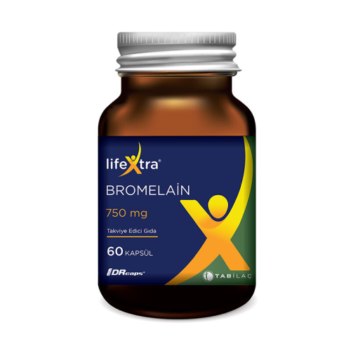 LifeXtra Bromelain 60 Kapsül - TAB İlaç Sanayi A.Ş