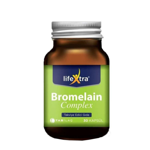 LifeXtra Bromelain Complex Takviye Edici Gıda 30 Kapsül - TAB İlaç Sanayi A.Ş