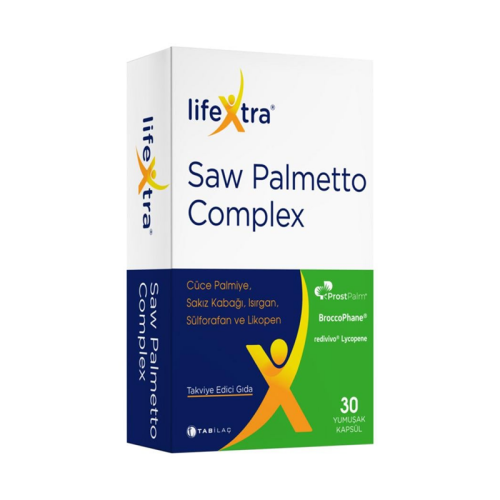 LifeXtra Saw Palmetto Complex 30 Kapsül - TAB İlaç Sanayi A.Ş