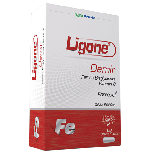 Ligone Demir 60 Bitkisel Kapsül - RC Farma