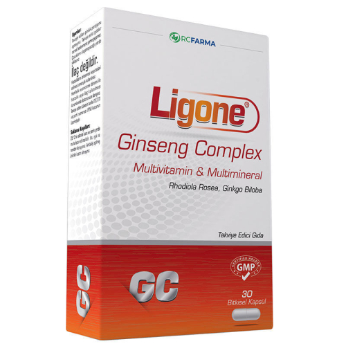 Ligone Ginseng Complex 30 Bitkisel Kapsül - RC Farma
