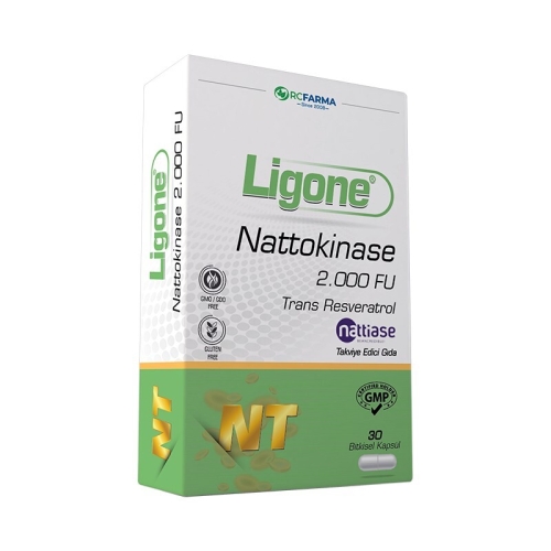 Ligone Nattokinase Takviye Edici Gıda 30 Kapsül - RC Farma