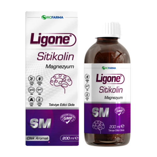 Ligone Sitikolin Magnezyum Sıvı Takviye Edici Gıda 200 ml - 2