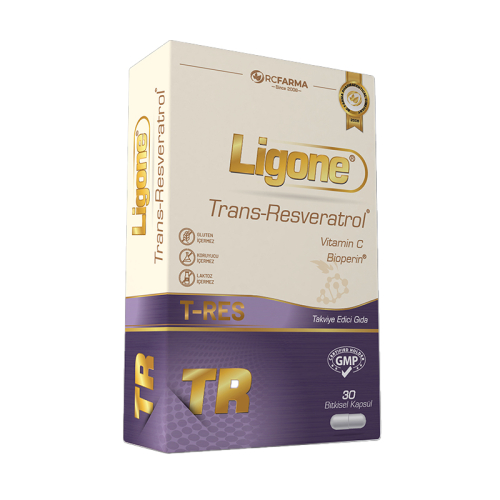 Ligone Trans-Resveratrol Takviye Edici Gıda 30 Kapsül - RC Farma