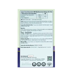 Ligone Trans-Resveratrol Takviye Edici Gıda 30 Kapsül - 2