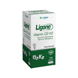 Ligone Vitamin D3K2 Takviye Edici Gıda 120 Kapsül - 1