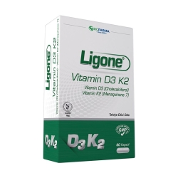 Ligone Vitamin D3K2 Takviye Edici Gıda 120 Kapsül - 2