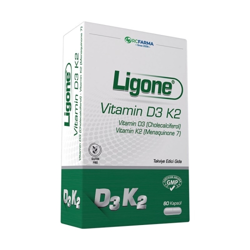 Ligone Vitamin D3K2 Takviye Edici Gıda 120 Kapsül - 2