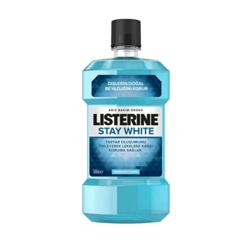 Listerine Stay White Serinletici Nane Ağız Bakım Ürünü 500 ml - Listerine
