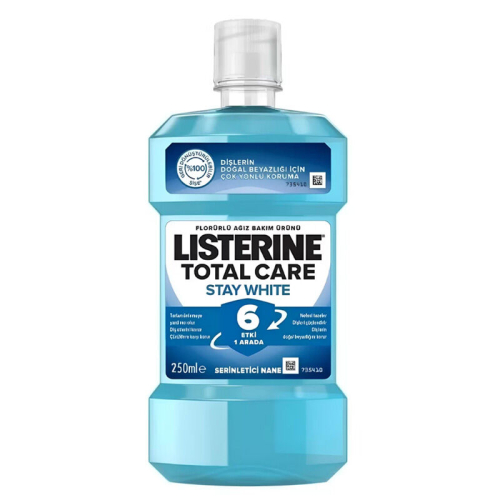 Listerine Total Care Stay White Serinletici Nane 250 ml - Listerine
