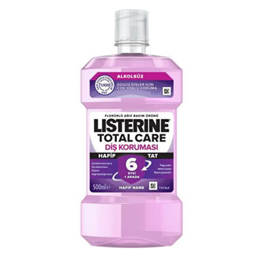 Listerine Total Care Zero Hafif Nane Ağız Bakım Ürünü 500 ml - Listerine