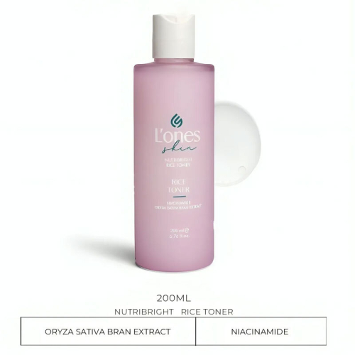 Lones Nutribright Rice Toner 200 ml - 3