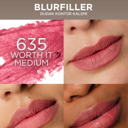 Loreal Paris Blurfiller 635 Worth It Medium Dudak Kontür Kalemi - 4