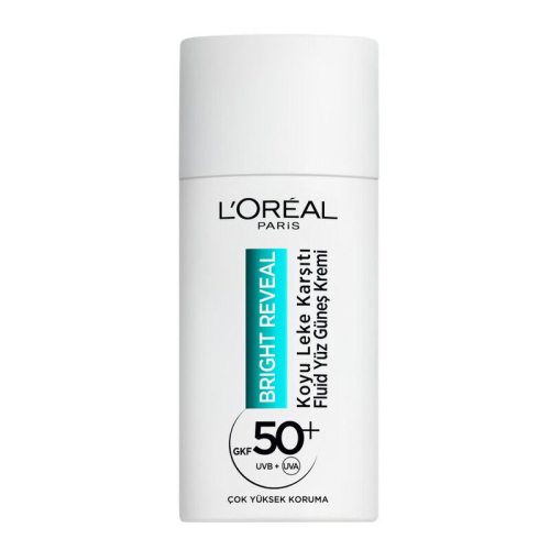 Loreal Paris Bright Reveal Koyu Leke Karşıtı Spf 50 Fluid Yüz Güneş Kremi 50 ml - 1
