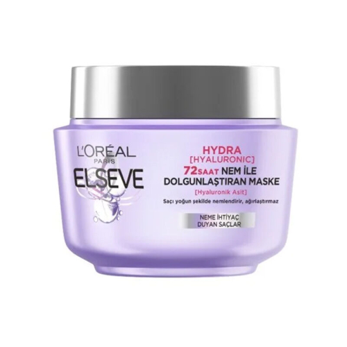 Elseve Hydra Hyaluronic 72 Saat Nem ile Dolgunlaştıran Maske 300 ml - 1