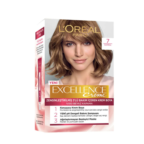 Loreal Paris Excellence Creme Saç Boyası 7 Kumral - Loreal Paris
