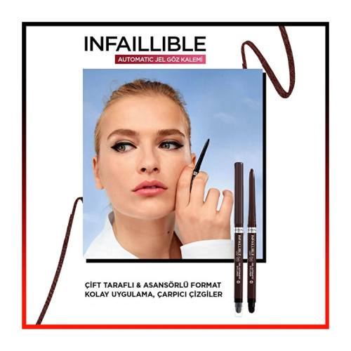 Loreal Paris Gel Infaillable Auto Liner Brown Eyeliner 004 - 3