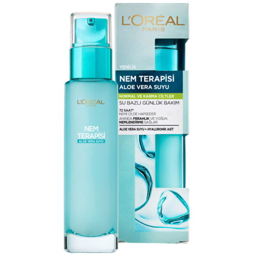 Loreal Paris Nem Terapisi Aloe Vera Suyu 70 ml - Normalden Karmaya Ciltler - 1