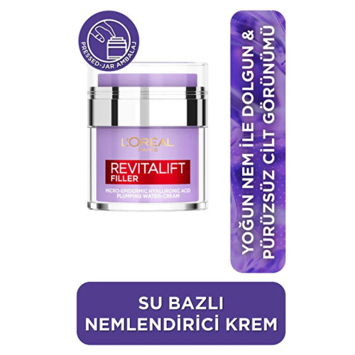 Loreal Paris Revitalift Filler Su Bazlı Pressed Jar Nemlendirici Yüz Kremi 50 ml - 2