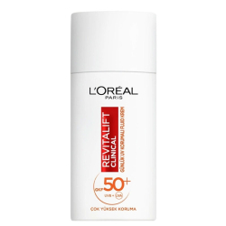 LOreal Paris Revitalift SPF 50+ Günlük Yüksek UV Korumalı Yüz Güneş Kremi 50 ml - 1