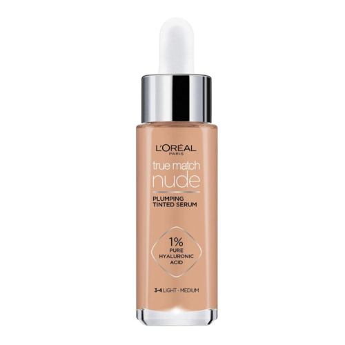 Loreal Paris True Match Nude Plumping Tinted Serum Light Medium - Loreal Paris