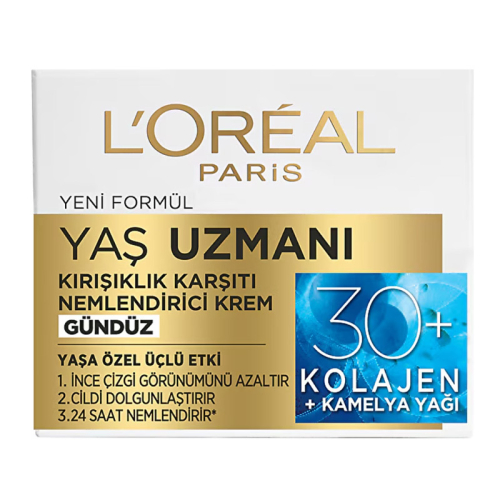 Loreal Paris Yaş Uzmanı 30+ Kırışıklık Karşıtı Nemlendirici Krem 50 ml - Loreal Paris