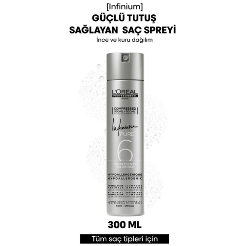 Loreal Professionnel Infinium Güçlü Tutuşlu Saç Spreyi 300 ml - 6 Numara - 2