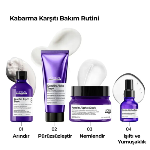 Loreal Professionnel Keratin Alpha Sleek Smooth Transformer 200 ml - 3