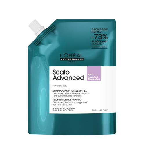 Loreal Professionnel Scalp Advanced Yağlanma Karşıtı Profesyonel Şampuan 500 ml Refill - Loreal Professionnel