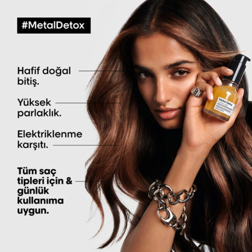 Loreal Professionnel Dolgun Beslenmiş Parlak Saçlar İçin Metal Detox Oil Konsantre Yağ 50 ml - 7