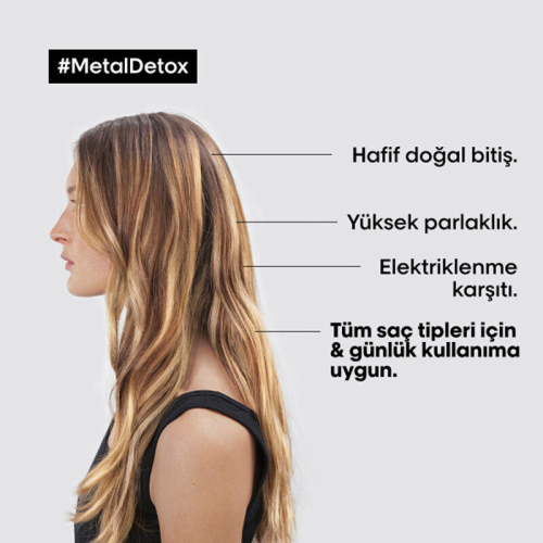 Loreal Professionnel Dolgun Beslenmiş Parlak Saçlar İçin Metal Detox Oil Konsantre Yağ 50 ml - 4