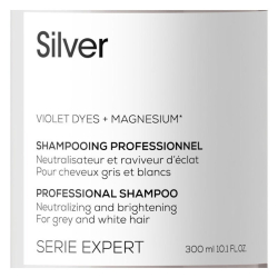 Loreal Professionnel Çok Açık Sarı, Gri ve Beyaz Saçlar için Renk Dengeleyici Mor Şampuan 300 ml - 2